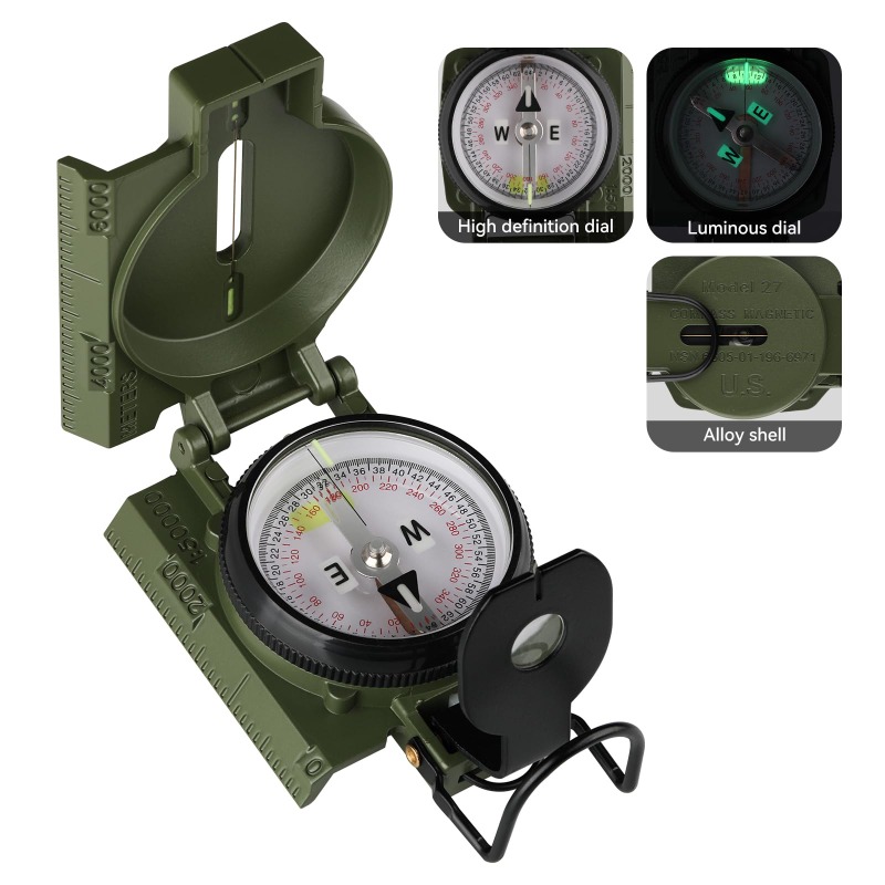 Compass Lensatic - Компас военного класса, точная навигация для